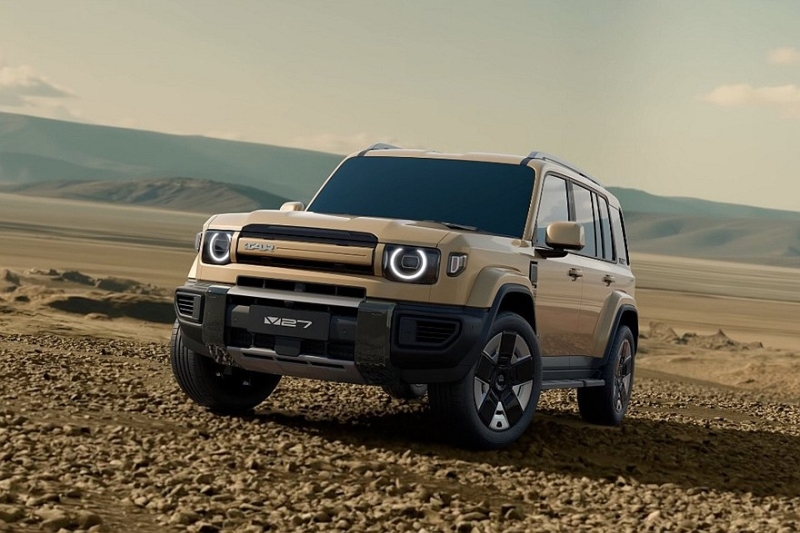 Chery представила брутальный кроссовер iCAUR V27, его привезут в Россию