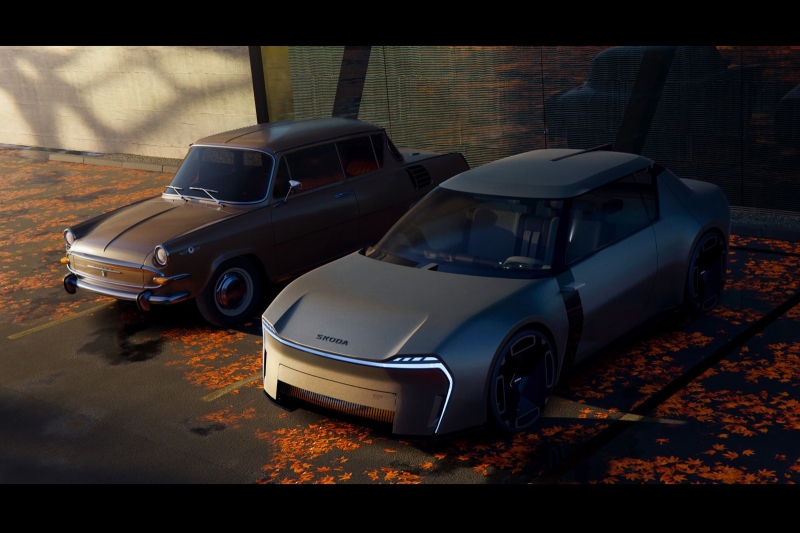 Дизайнеры Skoda переосмыслили классическое купе 1000 MBX