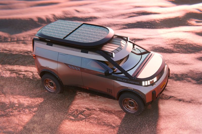 Fiat Dolce Camper: искатель приключений с «козырьком», капсулой на крыше и пиксельной оптикой