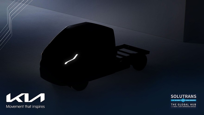 Kia готовит к скорой презентации шасси PV5: опубликован первый тизер новинки