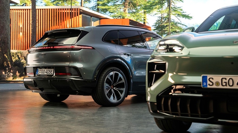 Porsche Cayenne Electric сбросил маску: две версии, до 1156 л.с. и беспроводная зарядка