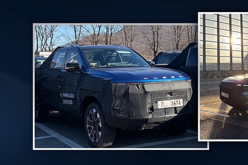 KGM, бывший SsangYong, готовится к запуску нового пикапа: бензин или дизель