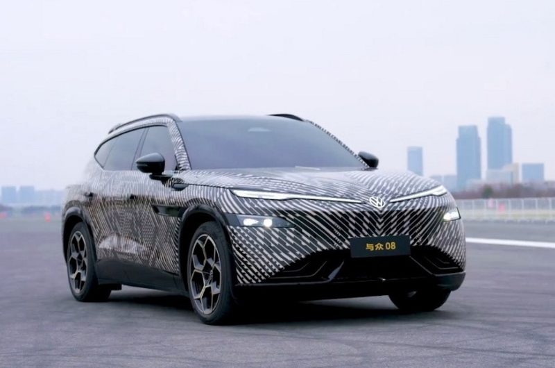 Новый кроссовер Volkswagen ID.Unyx 08 показали живьём