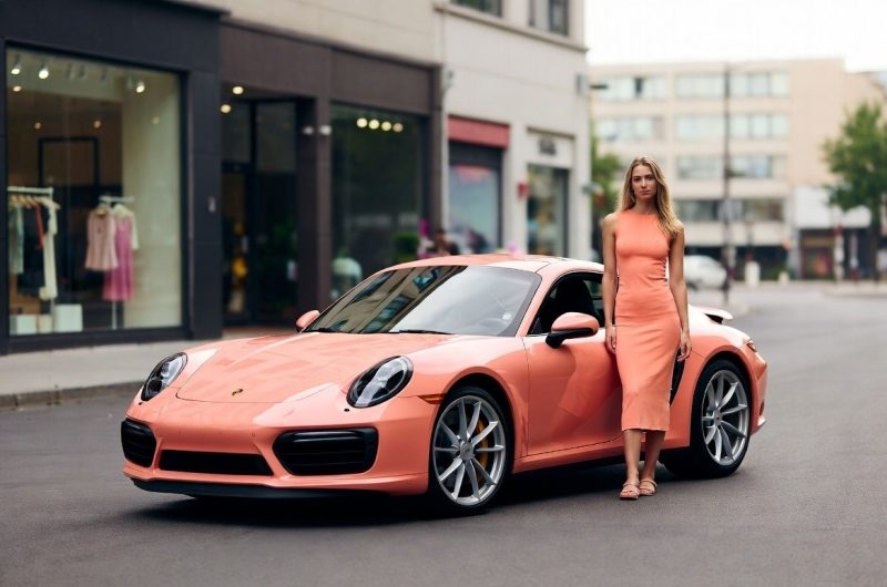 Porsche патентует систему смены цвета кузова в тон любого предмета на вас или вокруг вас