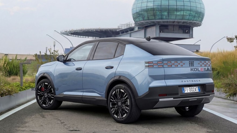 Fiat готовит кросс-купе Panda Fastback: новые изображения