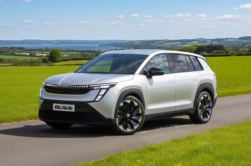 Новый флагманский кроссовер Skoda Peaq: первые изображения