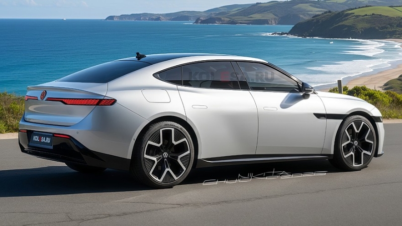 Новый седан Volkswagen на базе Xpeng: первые изображения