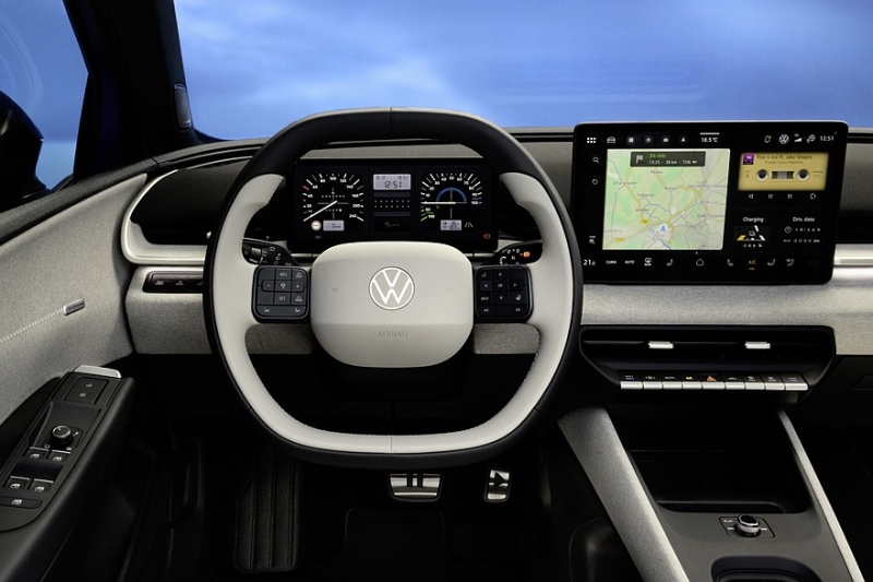 Volkswagen рассекретил салон ID. Polo: физические кнопки и пара небольших дисплеев