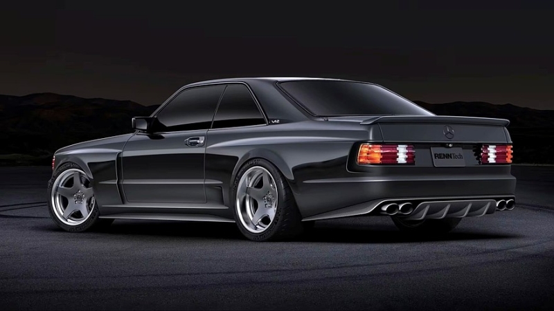 RENNtech Sledgehammer: толстый рестомод с 7,5-литровым V12 на базе Mercedes-Benz C126