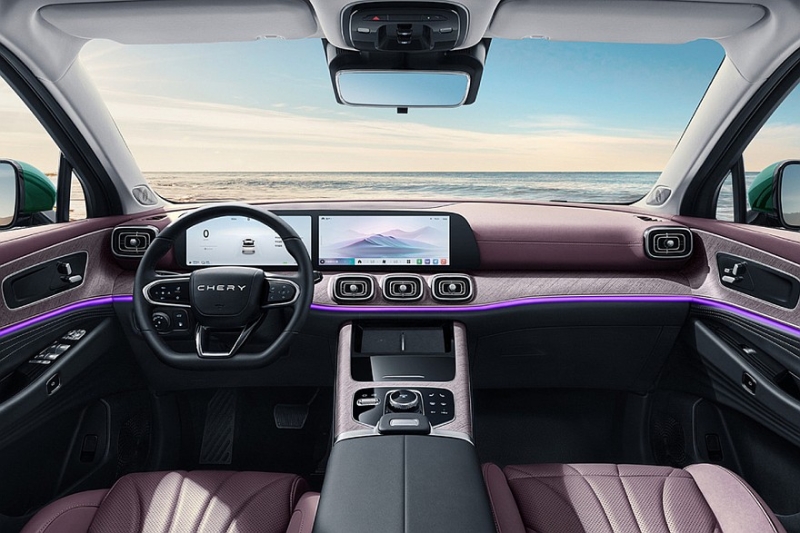 Флагманский кроссовер Chery Tiggo 9 получил новый интерьер после рестайлинга