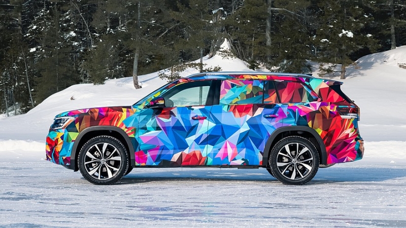 Новый Volkswagen Atlas готовится к дебюту в США: первое фото салона