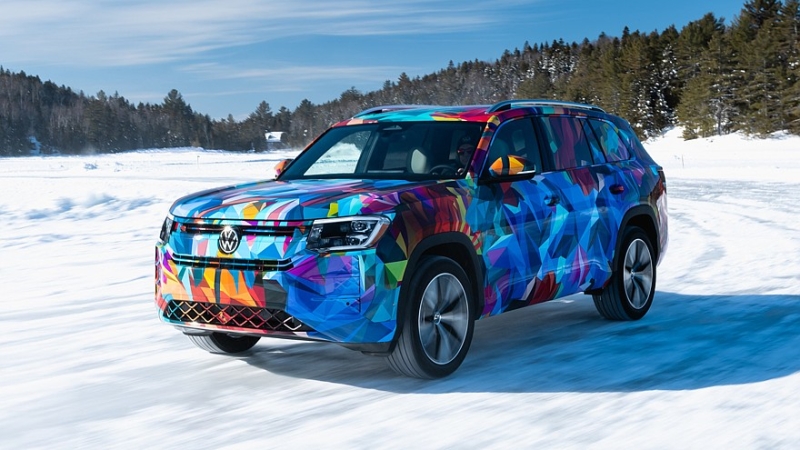 Новый Volkswagen Atlas готовится к дебюту в США: первое фото салона