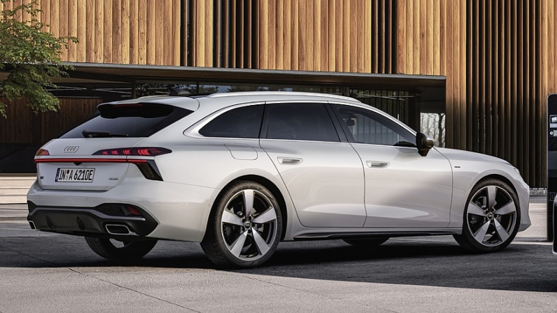 Самый большой универсал Audi A7L: первые изображения