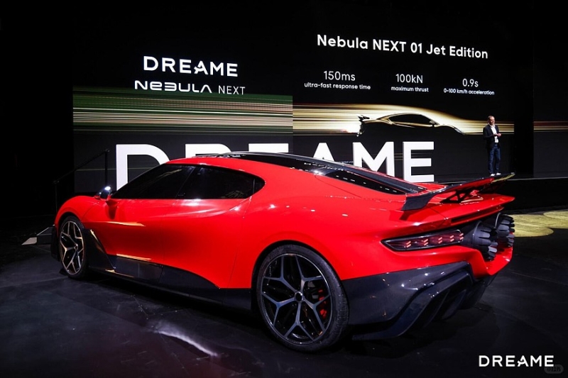 Суперкар Dreame Nebula Next 01 Jet Edition: ракетные ускорители и разгон до &laquo;сотни&raquo; за 0,9 с