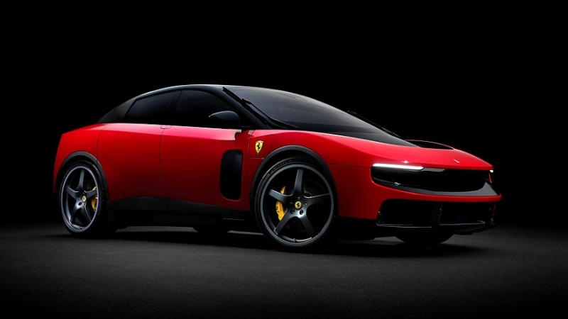 Электрический лифтбек Ferrari Luce: шок-дизайн, 4 мотора, 1050 л.с. и 2,5 с до «сотни»