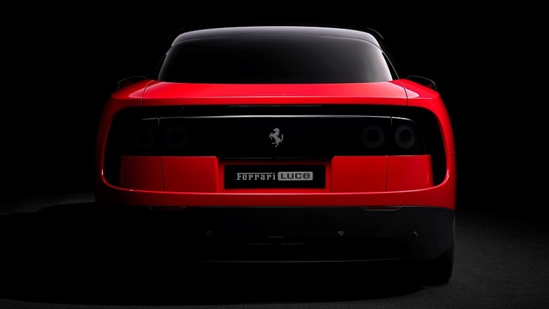 Электрический лифтбек Ferrari Luce: шок-дизайн, 4 мотора, 1050 л.с. и 2,5 с до «сотни»