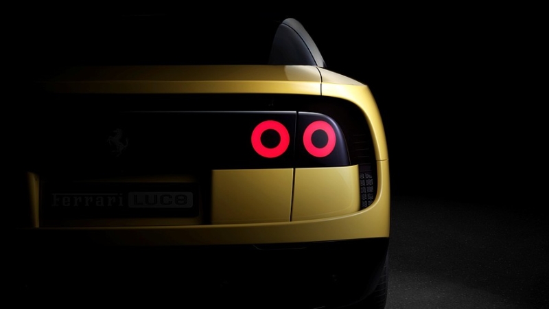 Электрический лифтбек Ferrari Luce: шок-дизайн, 4 мотора, 1050 л.с. и 2,5 с до «сотни»