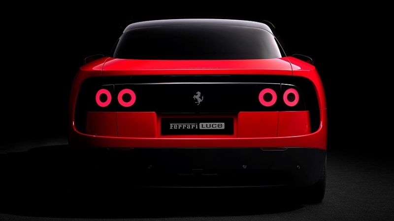 Электрический лифтбек Ferrari Luce: шок-дизайн, 4 мотора, 1050 л.с. и 2,5 с до «сотни»