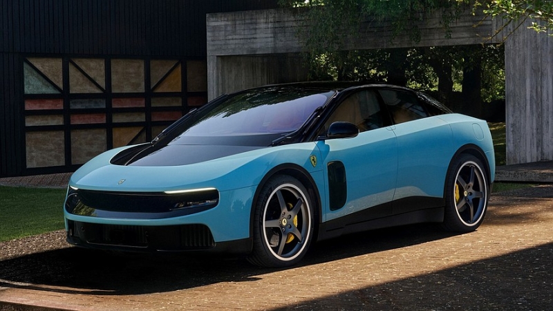 Электрический лифтбек Ferrari Luce: шок-дизайн, 4 мотора, 1050 л.с. и 2,5 с до «сотни»