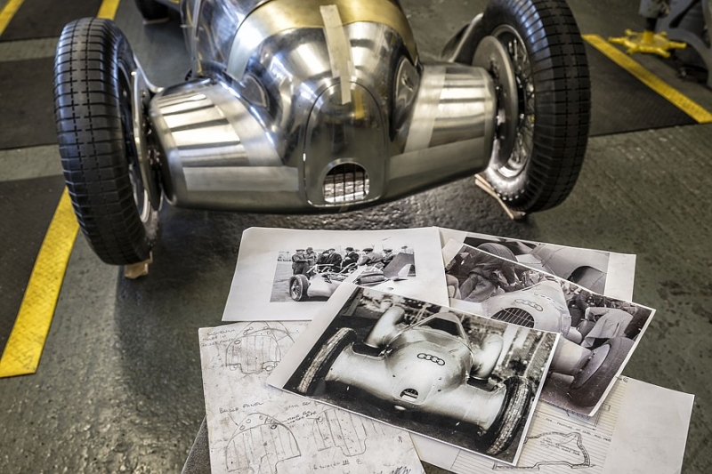 Компания Audi воссоздала рекордный автомобиль Auto Union Lucca 1935 года