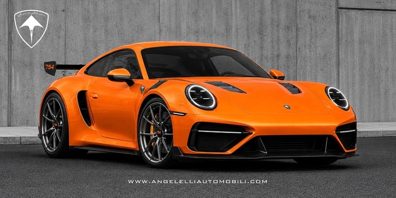 Angelelli Project 754: радикально облегчённый генеративный суперкар на базе Porsche 911