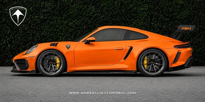 Angelelli Project 754: радикально облегчённый генеративный суперкар на базе Porsche 911