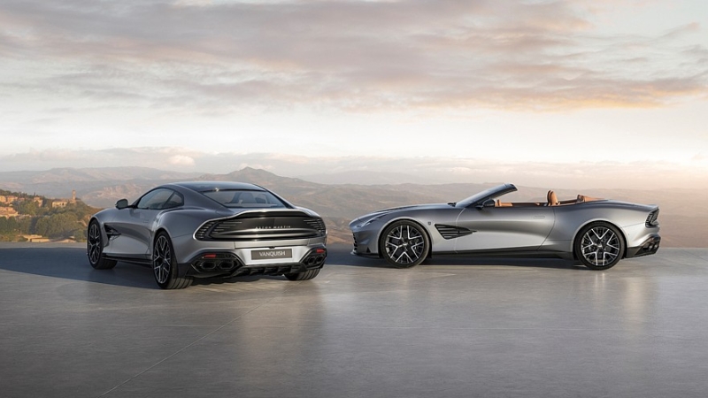 Aston Martin Vanquish отмечает юбилей в четверть века спецверсией