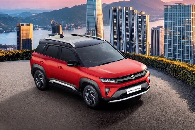 Бюджетный кроссовер Suzuki Brezza обрёл новую технику после рестайлинга