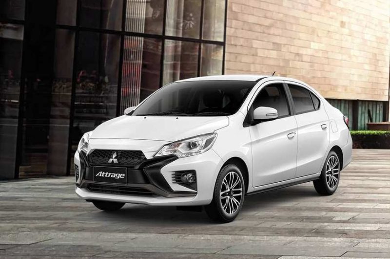 Бюджетный седан Mitsubishi Attrage стал чуть агрессивнее после рестайлинга