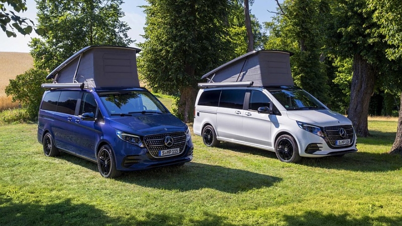Mercedes-Benz готовит к скорому старту продаж обновлённый кемпер Marco Polo