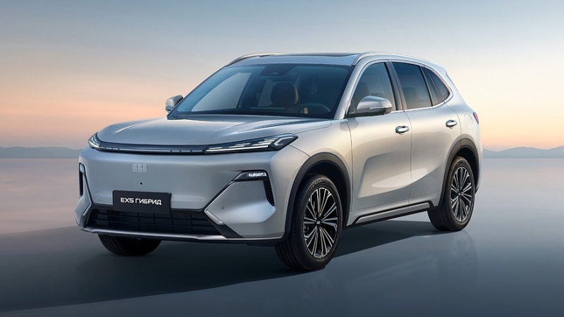 На российский рынок готовится выйти кроссовер Geely EX5 с новой техникой