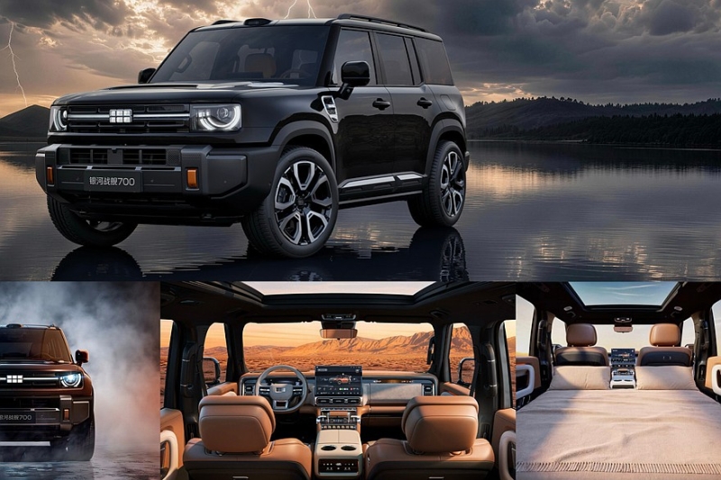 Суровый кроссовер Geely Galaxy Cruiser 700 готовится к старту продаж