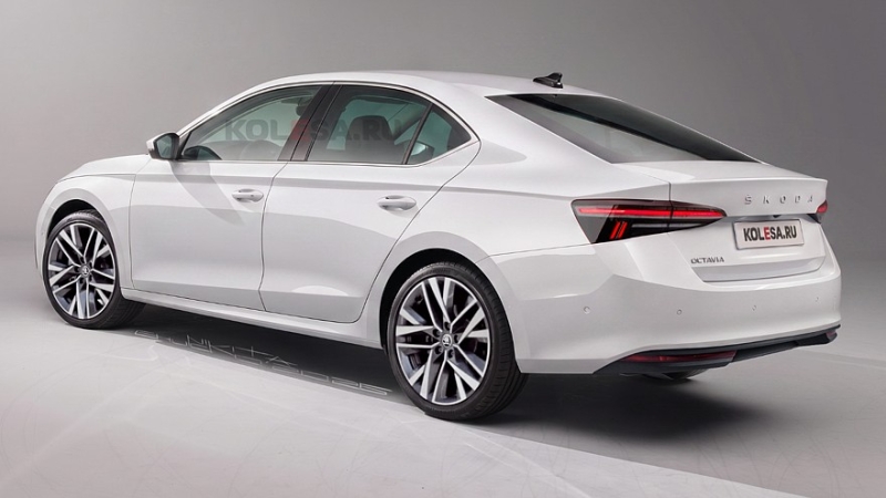 Второй рестайлинг Skoda Octavia: первые изображения