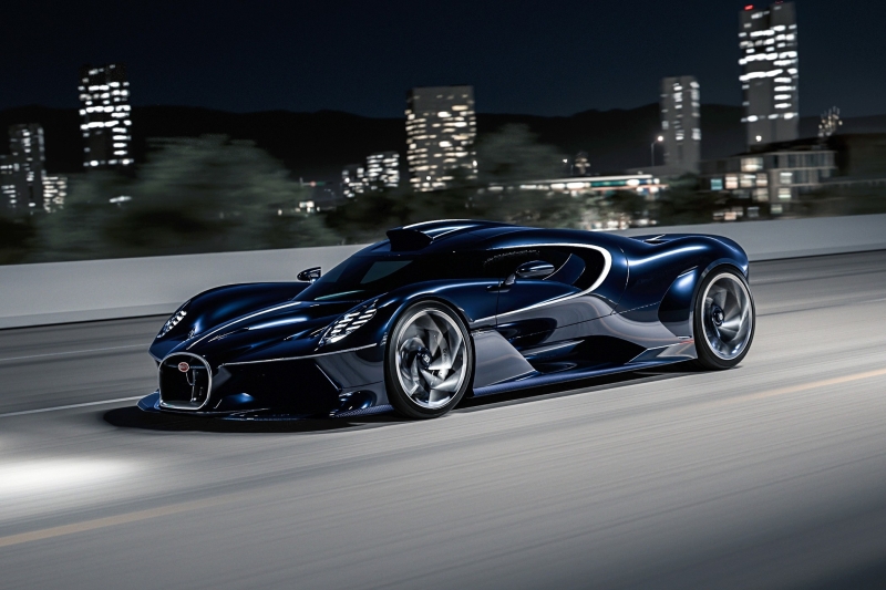 Bugatti Destrier: дорожный «боевой конь» на базе трекового суперкара Bugatti Bolide
