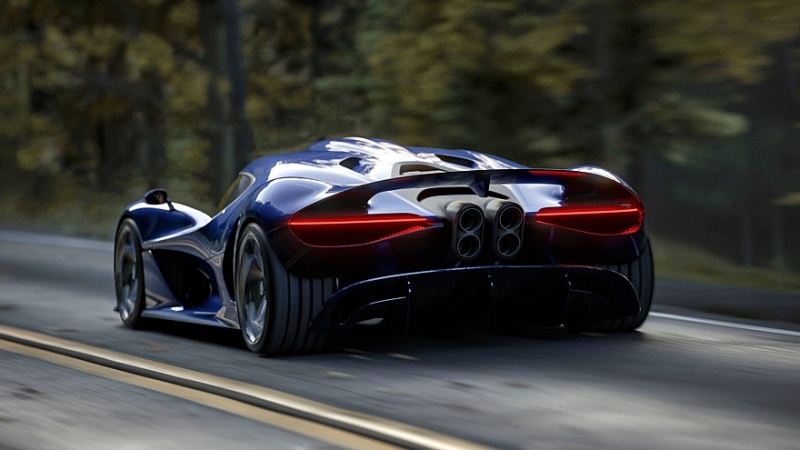 Bugatti Destrier: дорожный «боевой конь» на базе трекового суперкара Bugatti Bolide