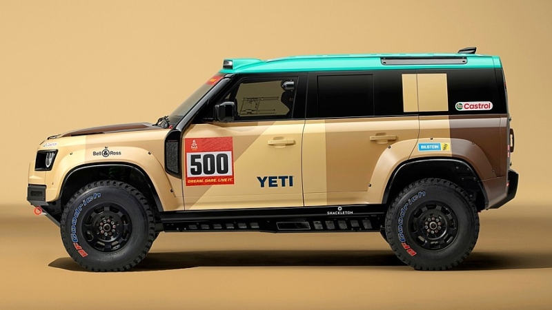 Land Rover готовит экстремальный Defender Dakar с 635-сильным V8 и «режимом полёта»