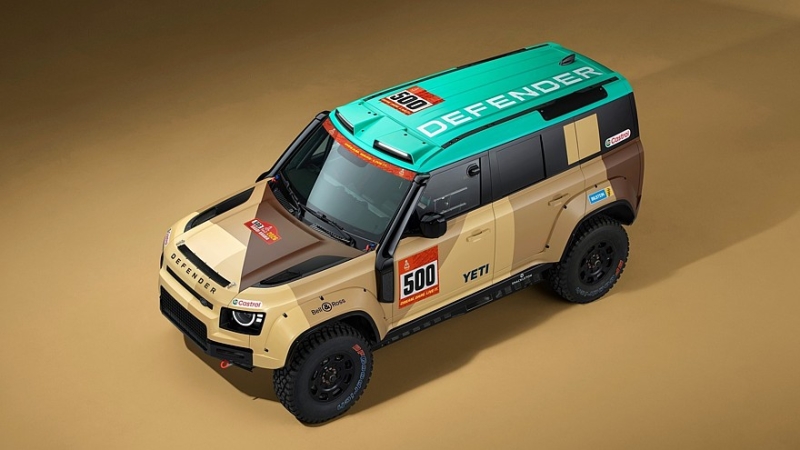 Land Rover готовит экстремальный Defender Dakar с 635-сильным V8 и «режимом полёта»