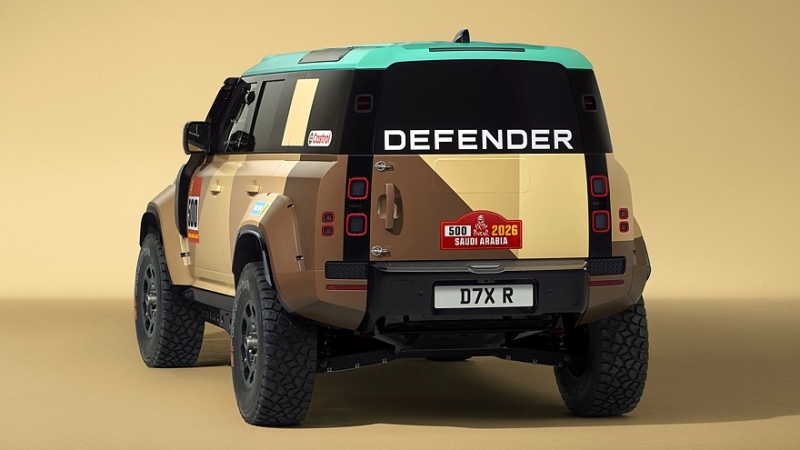 Land Rover готовит экстремальный Defender Dakar с 635-сильным V8 и «режимом полёта»
