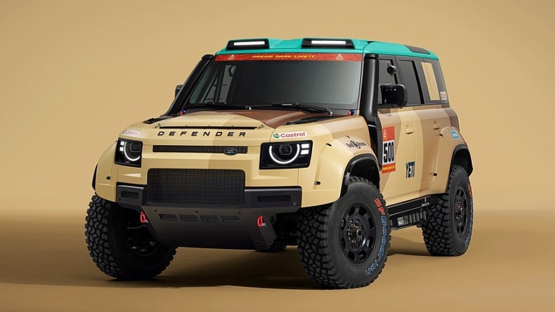 Land Rover готовит экстремальный Defender Dakar с 635-сильным V8 и «режимом полёта»