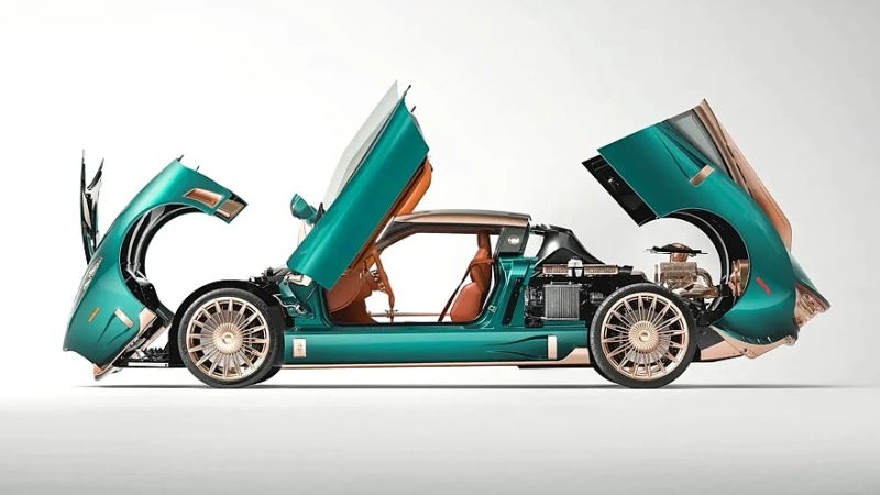 Spyker C8 Preliator XXV Coupe: узнаваемый дизайн, золотая отделка, мощный V8 и МКП